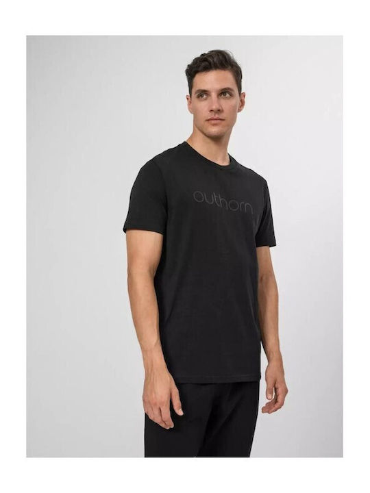 Outhorn T-shirt Bărbătesc cu Mânecă Scurtă Negru