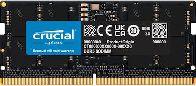 Crucial 16GB DDR5 RAM with 5200 Speed for Laptop