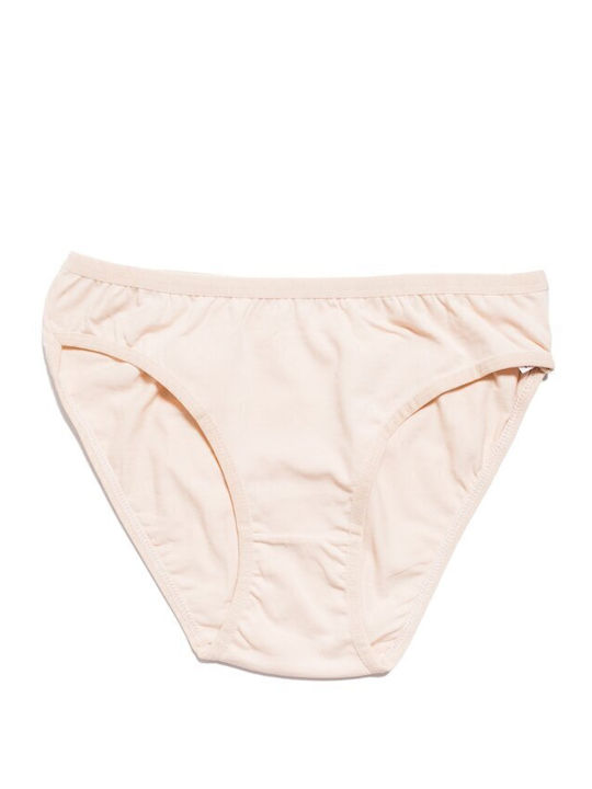 Comfort Βαμβακερό Γυναικείο Slip Μπεζ