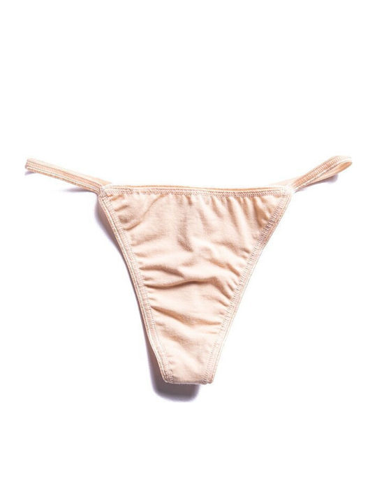 Damen Slip Beige