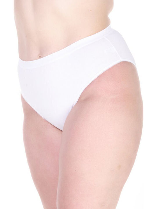 Fay Lingerie Ψηλόμεσο Γυναικείο Slip Λευκό