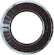 Hosseven 30-0015 Ροζέτα Καπνοδόχου Εμαγιέ 130mm Μαύρη