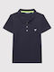 Kids' Polo Short Sleeve Navy Blue