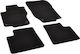 Rigum Set of Front and Rear Mats 4pcs for Mercedes-Benz ML Class (W164) Black