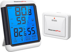Thermo Pro Touchscreen and Backlight Ψηφιακό Υγρασιόμετρo & Θερμόμετρo για Χρήση σε Εσωτερικό Χώρο Thermo Pro Touchscreen and Backlight Ψηφιακό Υγρασιόμετρo & Θερμόμετρo για Χρήση σε Εσωτερικό Χώρο