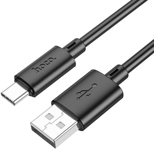 Hoco X88 USB 2.0 Cable USB-C male - USB-A 18W Black 1m