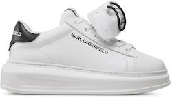 Karl Lagerfeld Eco Pouch Γυναικεία Sneakers Λευκά