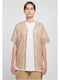 Short-sleeved Shirt Beige