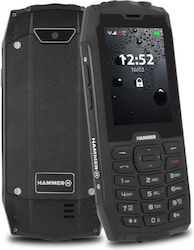 Hammer 4 Dual SIM (64MB/64MB) Durable Mobile Phone with Buttons Black