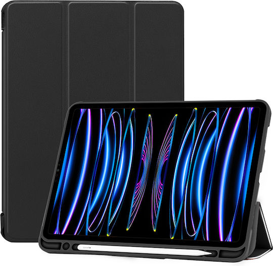 Sonique Smartcase Slim Flip Cover Durable Black (iPad Pro 2018 11" / iPad Pro 2020 11" / iPad Pro 2021 11" / iPad Pro 2022 11'')
