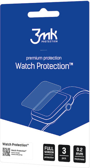 3MK ARC Screen Protector pentru Apple Watch 44mm 3buc
