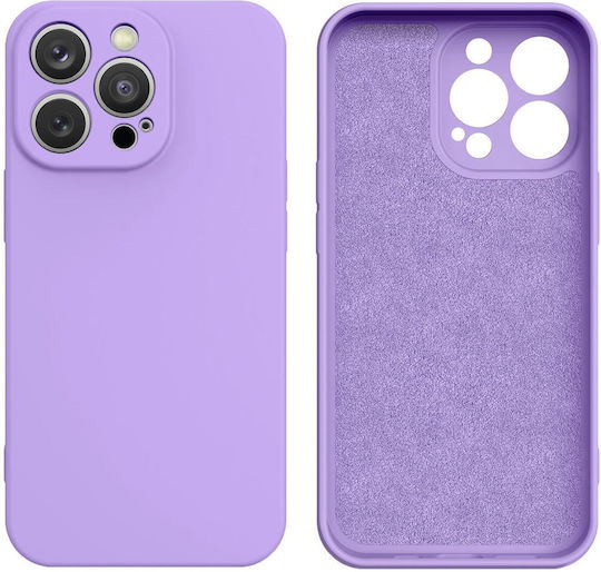 Hurtel Umschlag Rückseite Silikon 2mm Lila (iPhone 14 Plus)