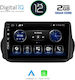 Digital IQ Автомобилна Аудио Система (Блутут/USB/AUX/WiFi/GPS/Apple-Carplay/Android-Auto/CD) с Тъчскрийн 9"