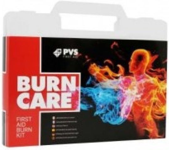 PVS First Aid Standard Burn Kit Πλαστικό Κουτί Πρώτων Βοηθειών με Εξοπλισμό