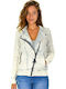 Rvca Absence Γυναικείο Biker Jacket Λευκό
