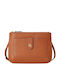 Ralph Lauren Leder Damen Tasche Crossbody Tabac Braun