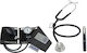 MDF Instruments Calibra Acoustica Suite Analog Blood Pressure Monitor Arm with Stethoscope Black MDF808M11KT2