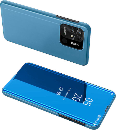 Hurtel Clear View Book Plastic Blue (Redmi 10C)