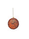 Ornament suspendat Glob Plastic Portocaliu 8buc Set 2buc