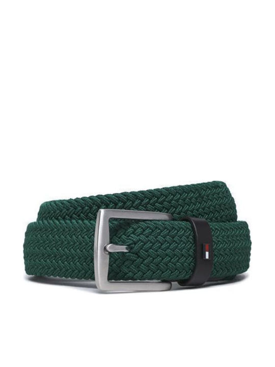 Tommy Hilfiger Denton Herren Gürtel Stoff Grün