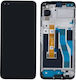 Screen Service Pack with Touch Mechanism and Frame for Realme 6 Pro (Black)