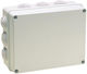 Marlanvil Surface Mounted Electrical Box Branching Watertight IP65 in Gray Color