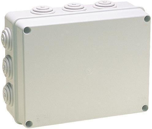Marlanvil Surface Mounted Electrical Box Branching Watertight IP65 in Gray Color