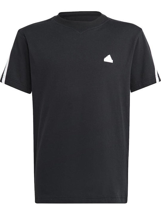 Tricou Pentru Copii Negru Performance Future Icons 3-Stripes