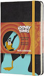 Moleskine Looney Tunes Duffy Σημειωματάριο Ριγέ με Λάστιχο