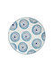 Inart Farfurie joasă Ceramică Multicolor cu Diametru 26cm