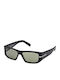 Tom Ford Unisex Sunglasses with Black Horn-Rimmed Frame and Green Gradient Lens TF986 01N