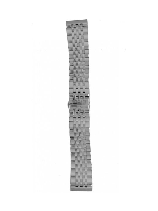 Mertzios.gr Μεταλλικό Μπρασελέ Ασημί 18mm