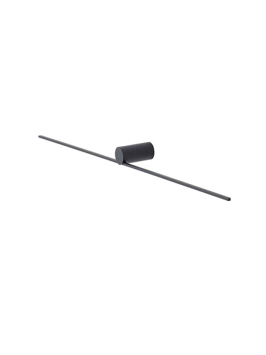 Nowodvorski Spin M Modern Lamp Wall with Integrated LED and Warm White Light Black 99x12.5x5.5cm