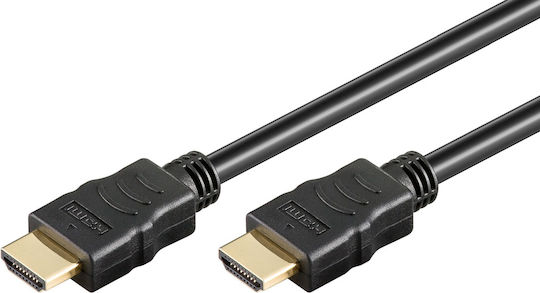 Goobay HDMI 2.0 Cable HDMI male - HDMI male 7.5m Μαύρο