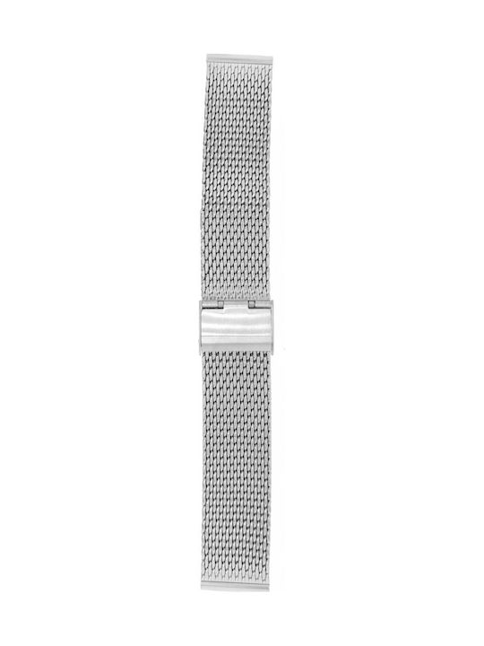 Mertzios.gr Metal Bracelet Silver 18mm