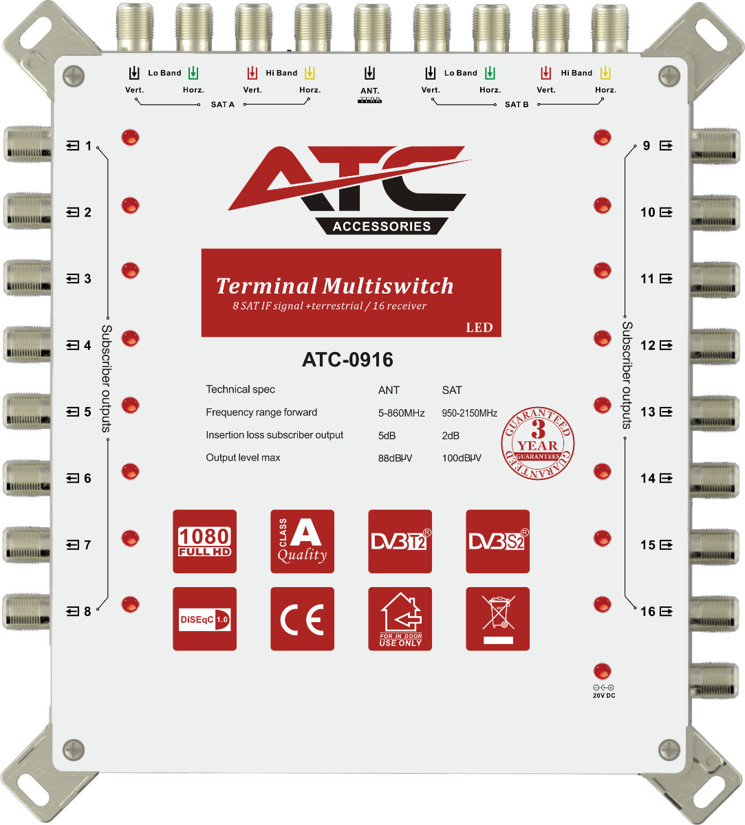 ATC ATC0916 Πολυδιακόπτης Skroutz.gr