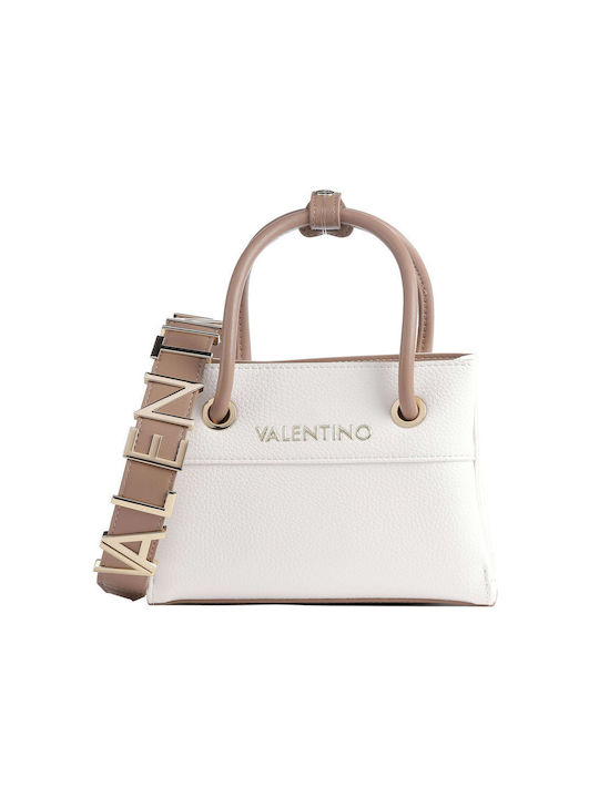 Valentino Bags Γυναικεία Τσάντα Tote Χειρός Λευκή