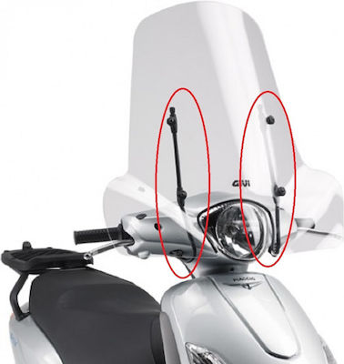 Givi Einbausatz Motorrad für Piaggio Freiheit 2006 A113A