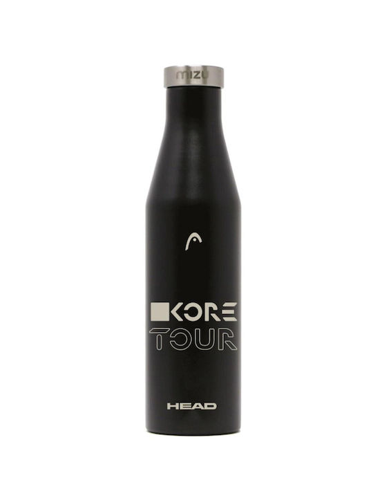 Head Mizu Bottle S6 Sport Stainless Steel Water Bottle 560ml Black
