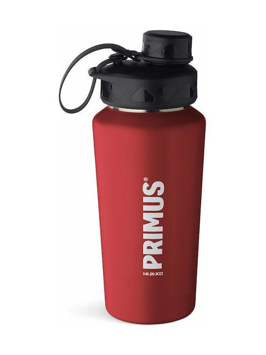 Primus TrailBottle Stainless Steel Water Bottle 600ml Red