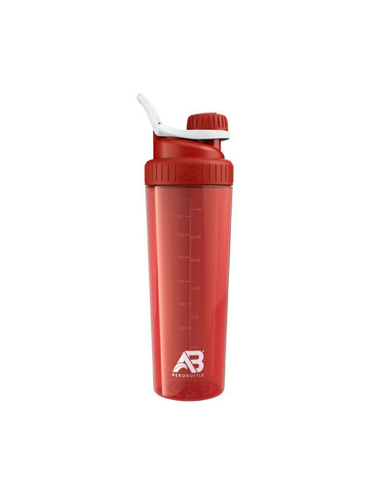 Syntrax AeroBottle Primus Crystal Plastic Water Bottle 946ml Red