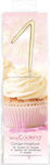 Scrap Cooking Birthday Cake Candles "1" XXL