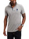 Polo Short Sleeve Grey Blouse
