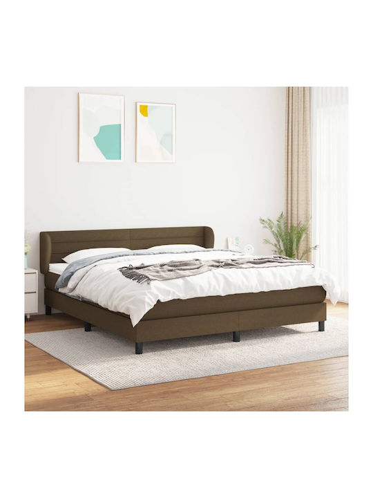 Bett Übergröße Mit Stoff bezogen Dark Brown mit...