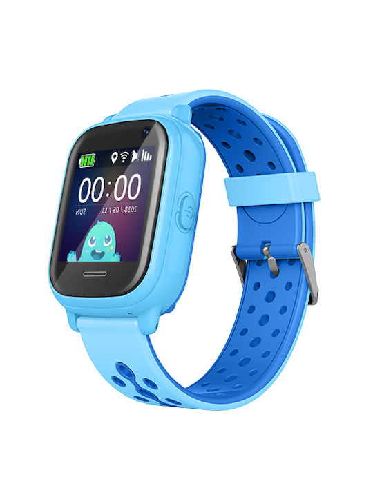 INTIME Kids Smartwatch with GPS & Rubber/Plastic Strap Light Blue