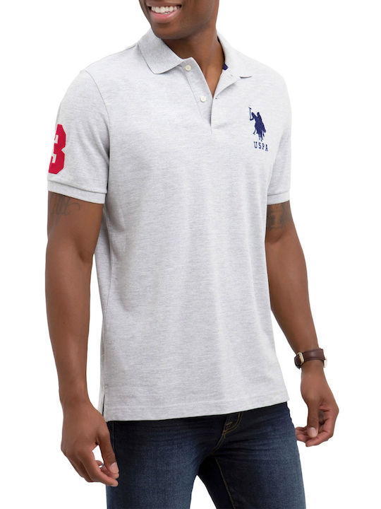 U.S. Polo Assn. Polo Μπλούζα Κοντομάνικη Γκρι