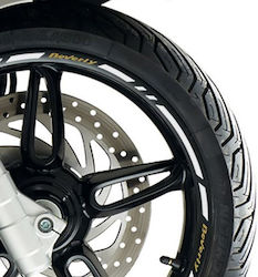 MD Wheel Stripes PIAGGIO BEVERLY WHITE / GOLD