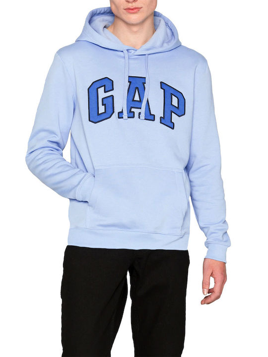 GAP Sweatshirt mit Kapuze Hellblau