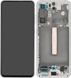 Samsung Οθόνη με Πλαίσιο για Galaxy S21 FE (Λευκό)