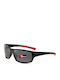 Polareye PTE2115 Unisex Sunglasses with Plastic Frame Black - Red PTE2115